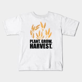 Wheat Farmer - Plant Grow Harvest Kids T-Shirt